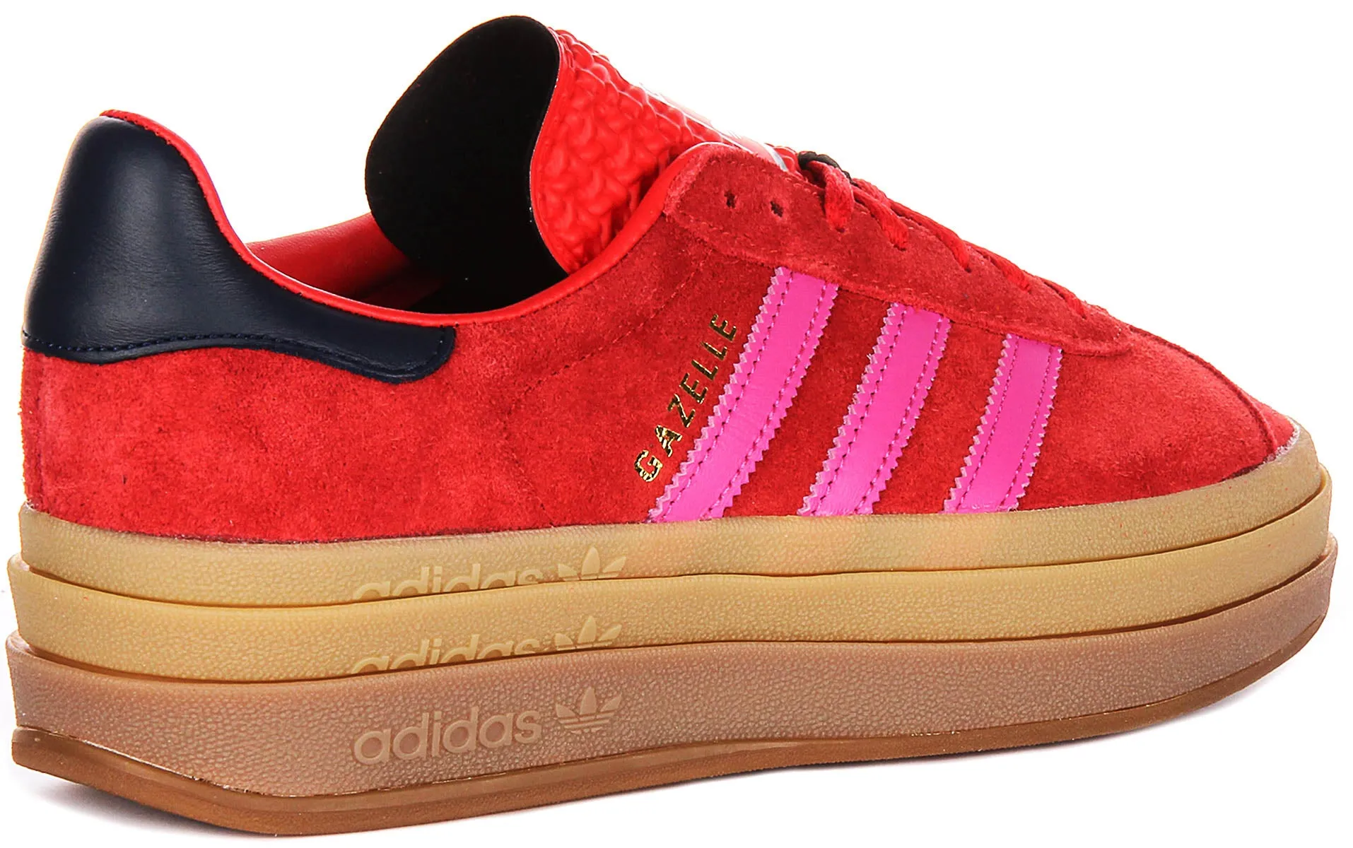 Adidas Gazelle Bold W In Red Pink For Women