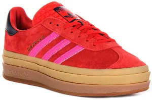 Adidas Gazelle Bold W In Red Pink For Women