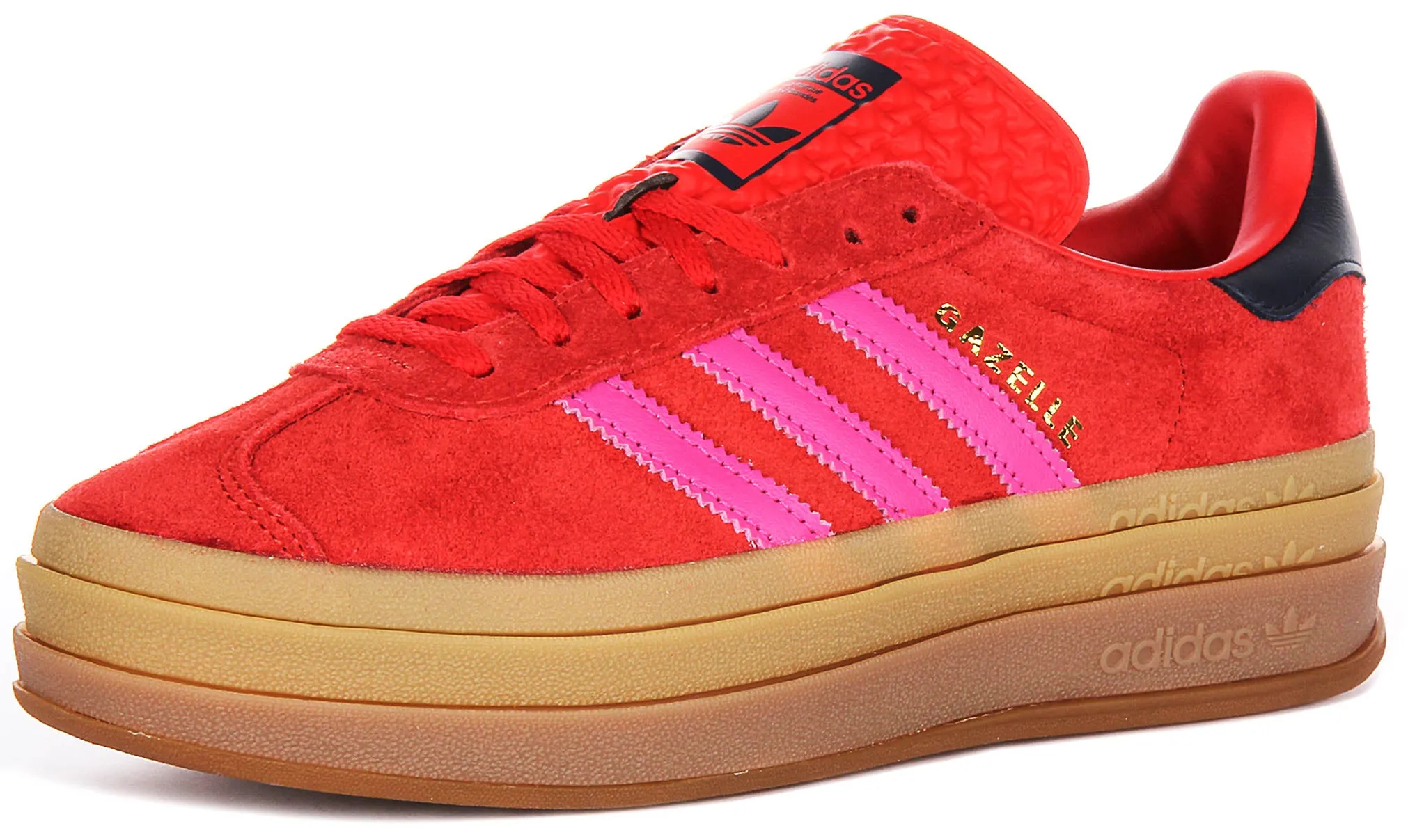 Adidas Gazelle Bold W In Red Pink For Women
