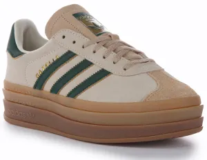 Adidas Gazelle In White Green For Women