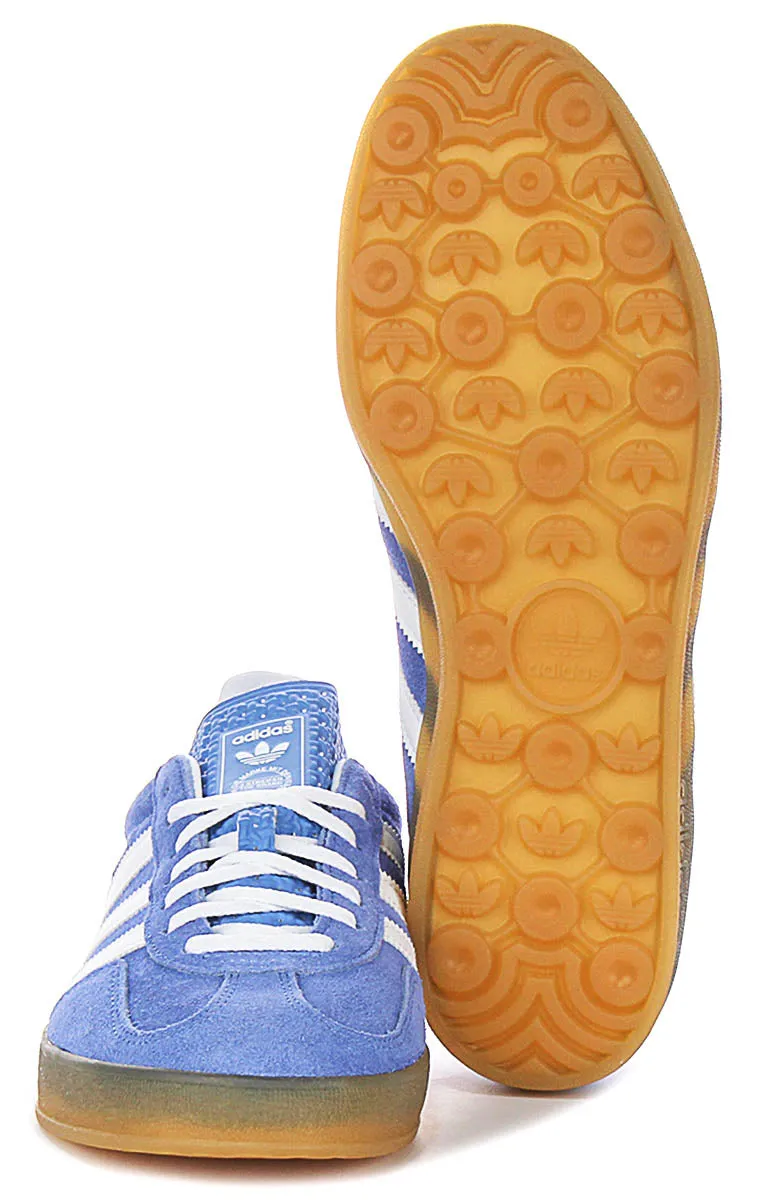 Adidas Gazelle Indoor In Blue White