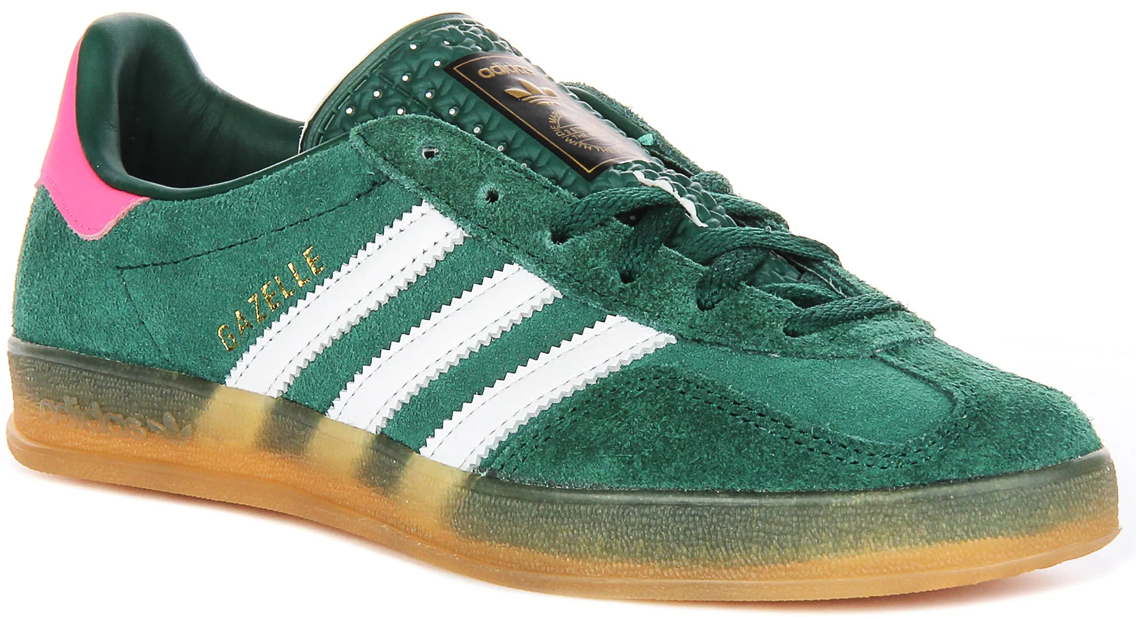 Adidas Gazelle Indoor In Green for Women