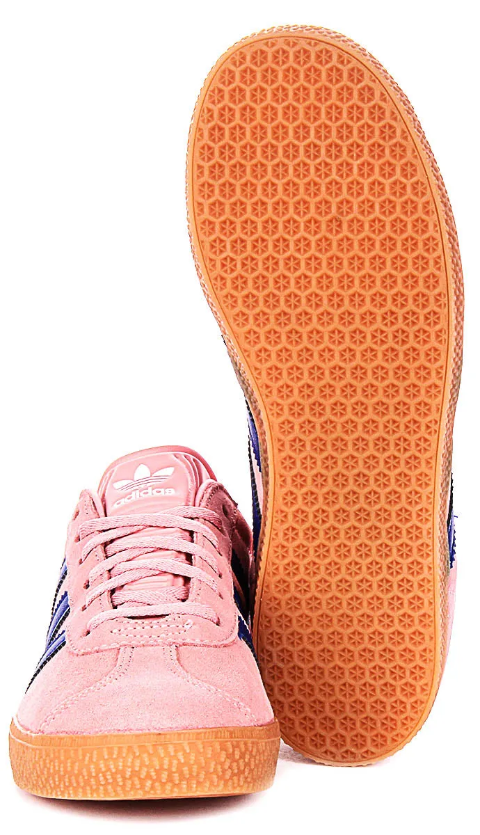 Adidas Gazelle J In Pink For Youth