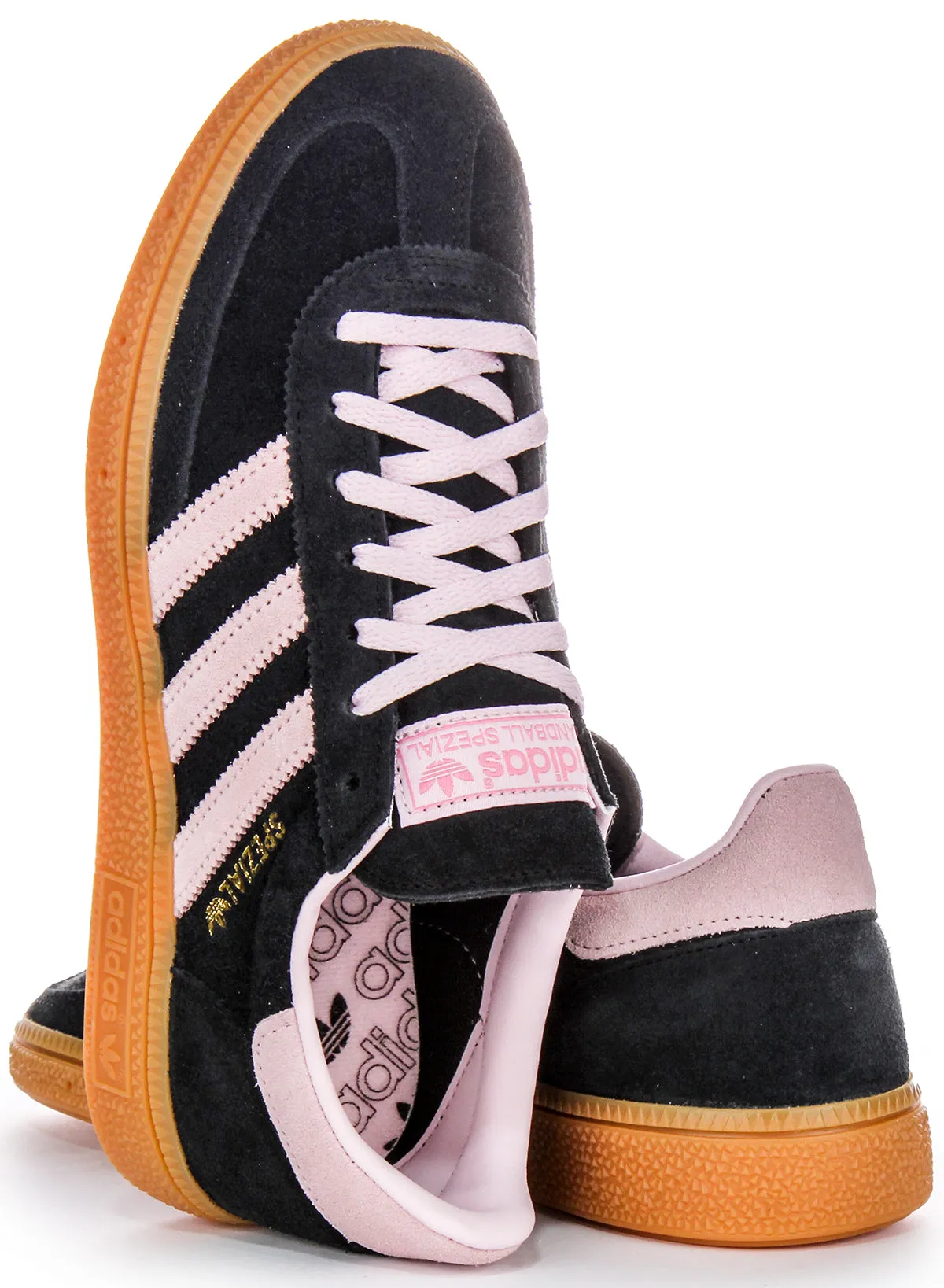 Adidas Handball Spezia In Black Pink For Women