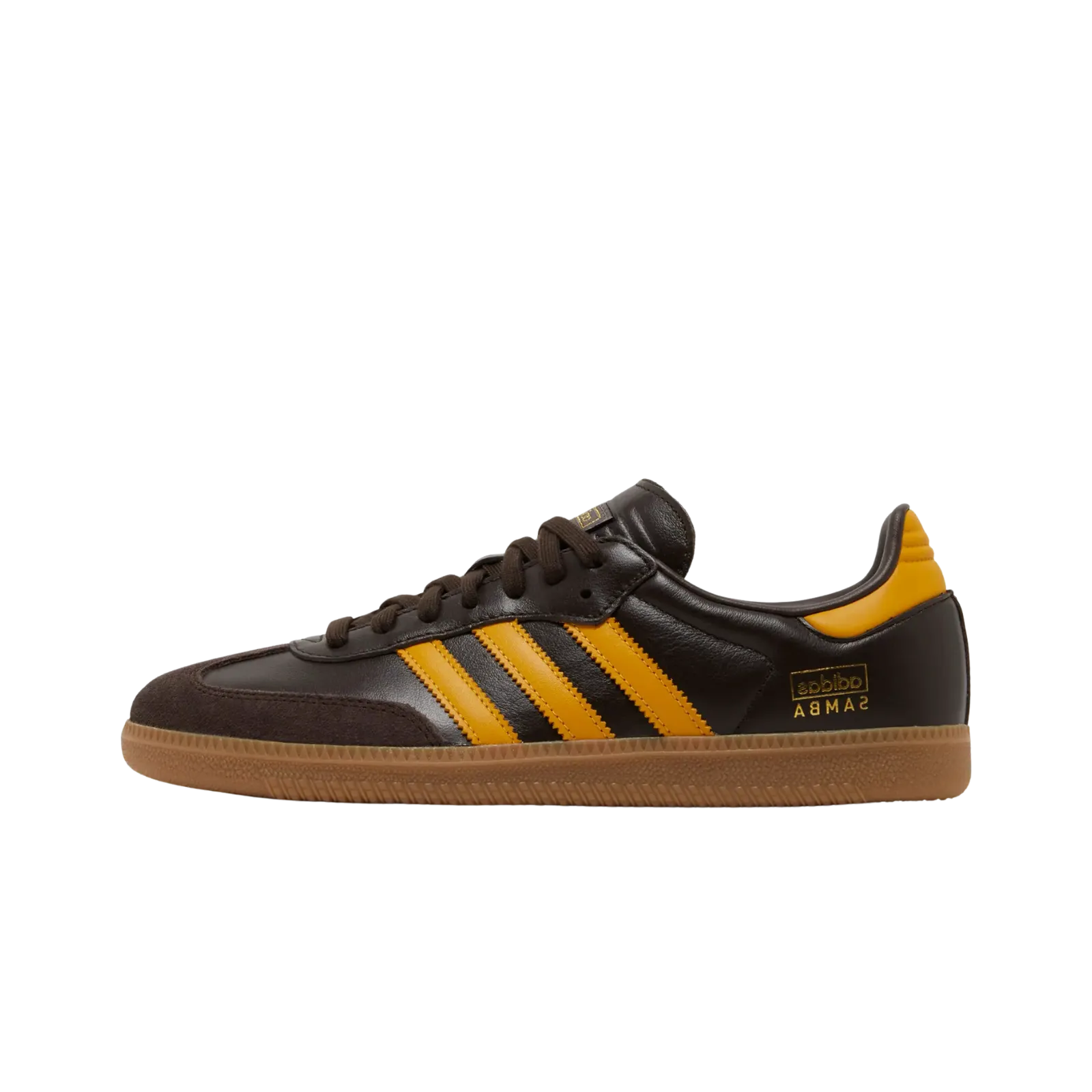 adidas Samba OG Dark Brown Preloved Yellow