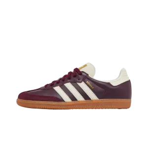 adidas Samba OG Maroon Gold Metallic (Women's)