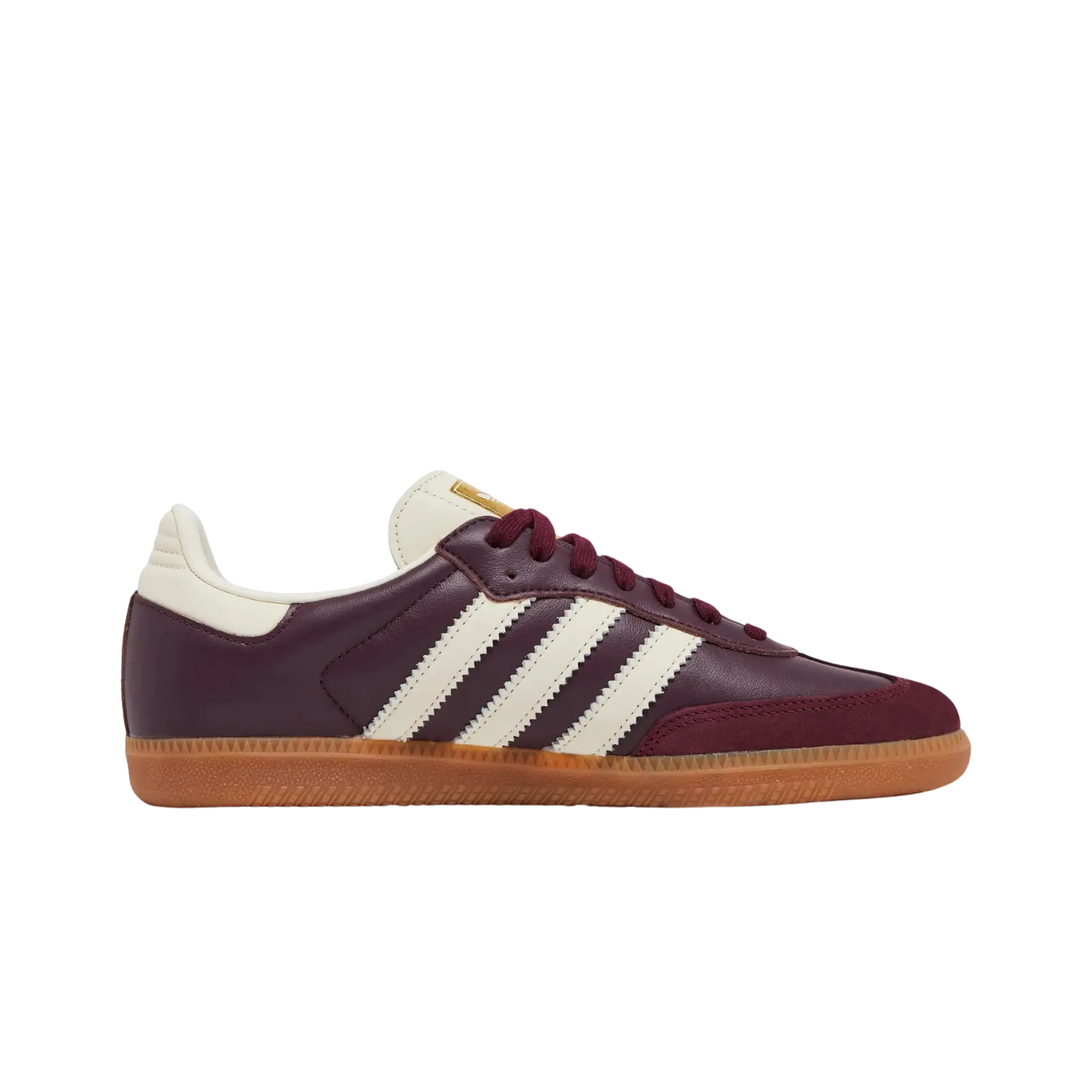 adidas Samba OG Maroon Gold Metallic (Women's)