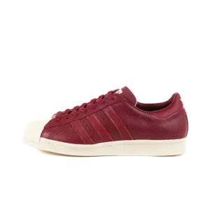 adidas Superstar 80s atmos Burgundy Snake