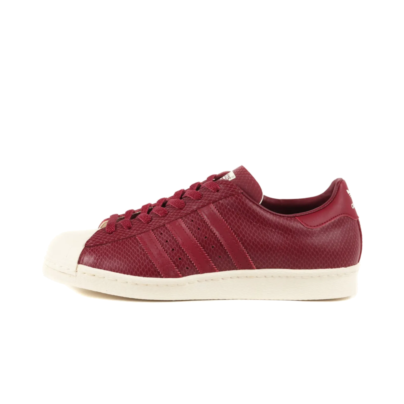 adidas Superstar 80s atmos Burgundy Snake