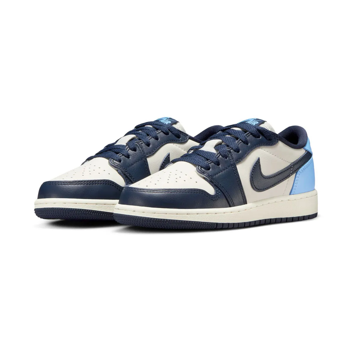 Air Jordan 1 Low OG 'Obsidian' Big Kids' Shoes