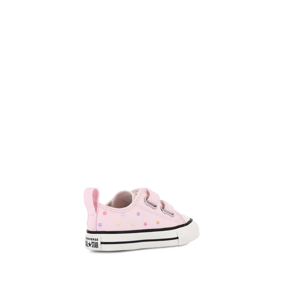 ALL STAR 2V LOW INFANT POLKA DOT - SUGAR BERRY/MULTI/VINTAGE WHITE