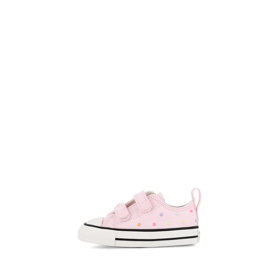 ALL STAR 2V LOW INFANT POLKA DOT - SUGAR BERRY/MULTI/VINTAGE WHITE