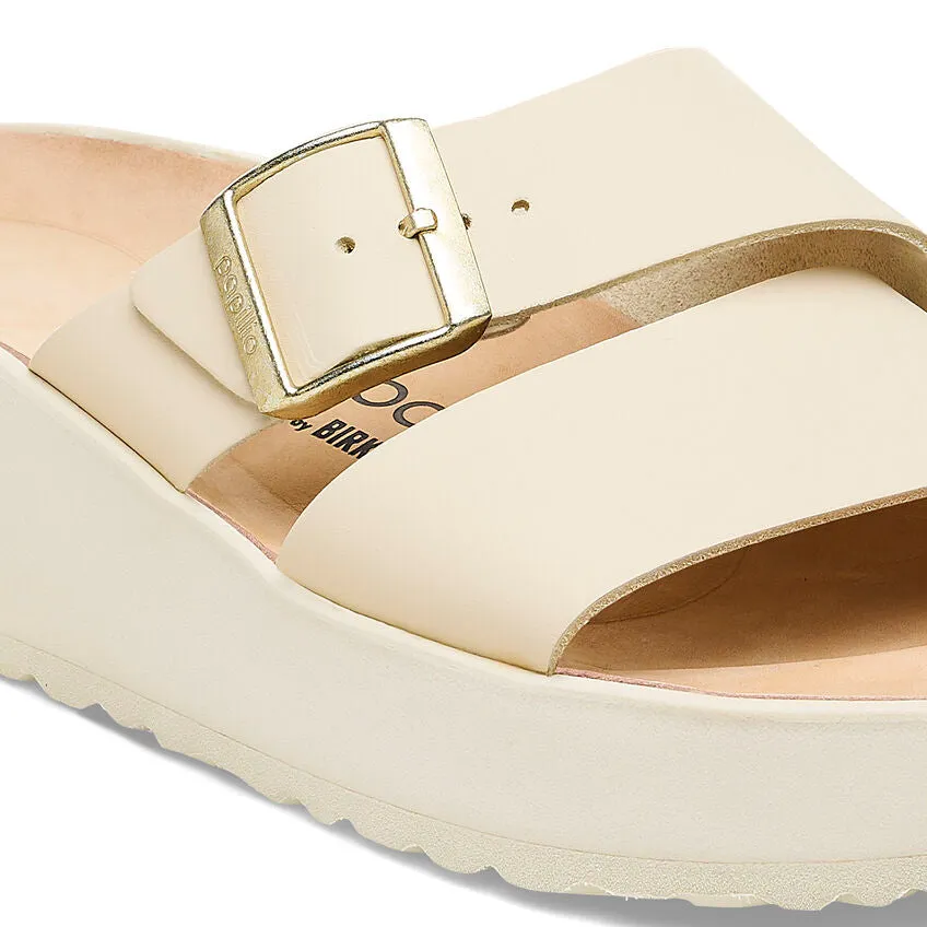 Almina - Ecru Natural Leather||Almina - Cuir naturel cru