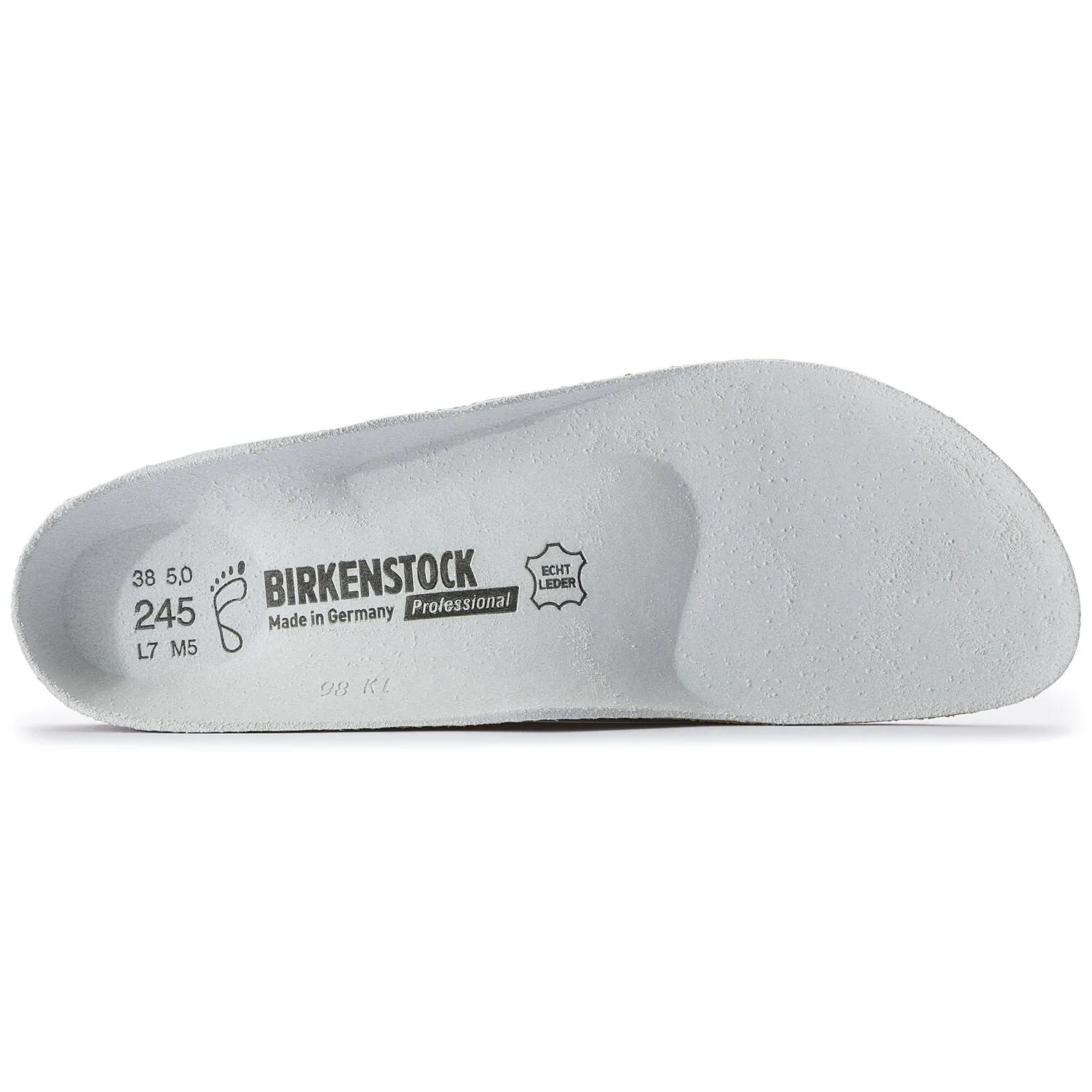 Alpro Footbed - White Leather/Cork