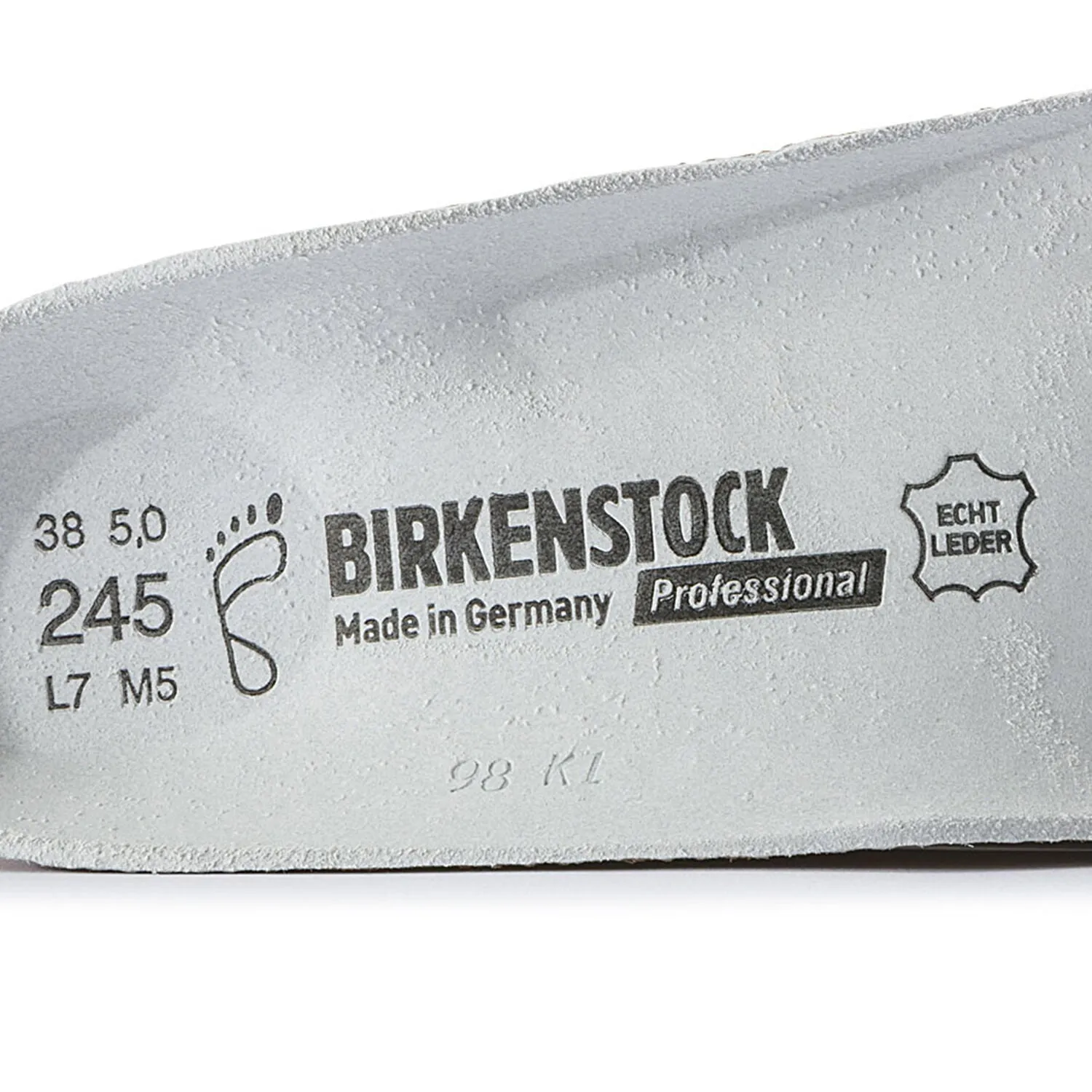 Alpro Footbed - White Leather/Cork
