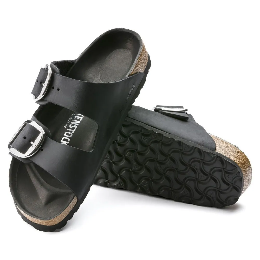 Arizona Big Buckle -  Black Oiled Leather||Arizona grosses boucles - Cuir huil noir