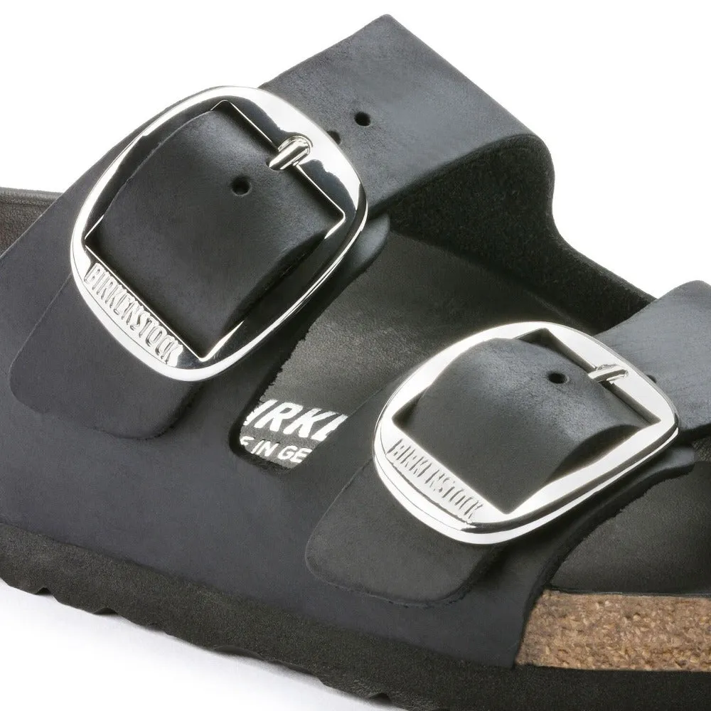 Arizona Big Buckle -  Black Oiled Leather||Arizona grosses boucles - Cuir huil noir