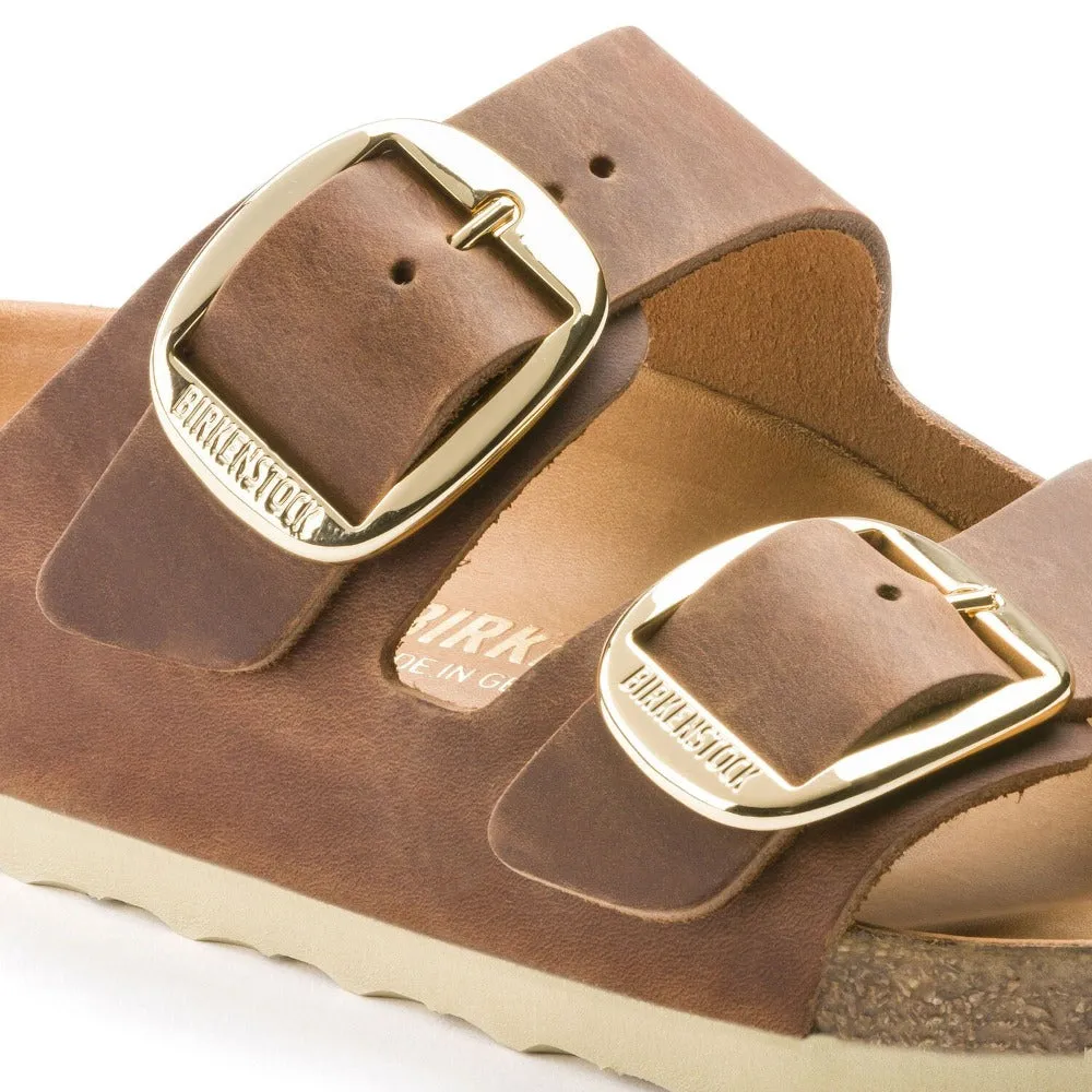 Arizona Big Buckle - Cognac Oiled Leather||Arizona grosses boucles - Cuir huil cognac