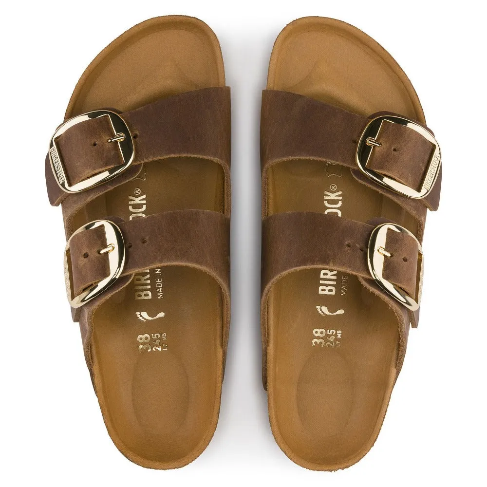 Arizona Big Buckle - Cognac Oiled Leather||Arizona grosses boucles - Cuir huil cognac