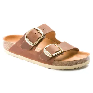 Arizona Big Buckle - Cognac Oiled Leather||Arizona grosses boucles - Cuir huil cognac