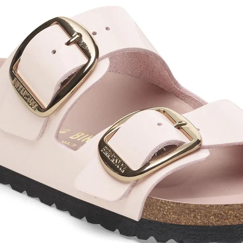 Arizona Big Buckle -  Light Rose High Shine Leather||Arizona grosses boucles - Cuir trs brillant rose ple