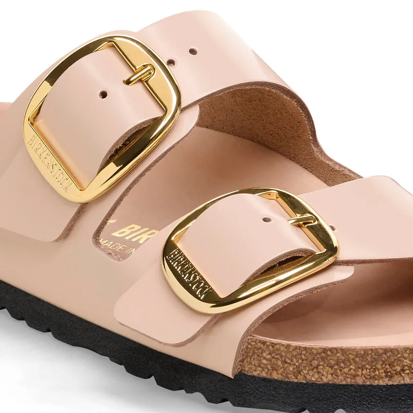 Arizona Big Buckle -  New Beige High Shine Leather||Arizona grosses boucles - Cuir nouveau beige trs brillant