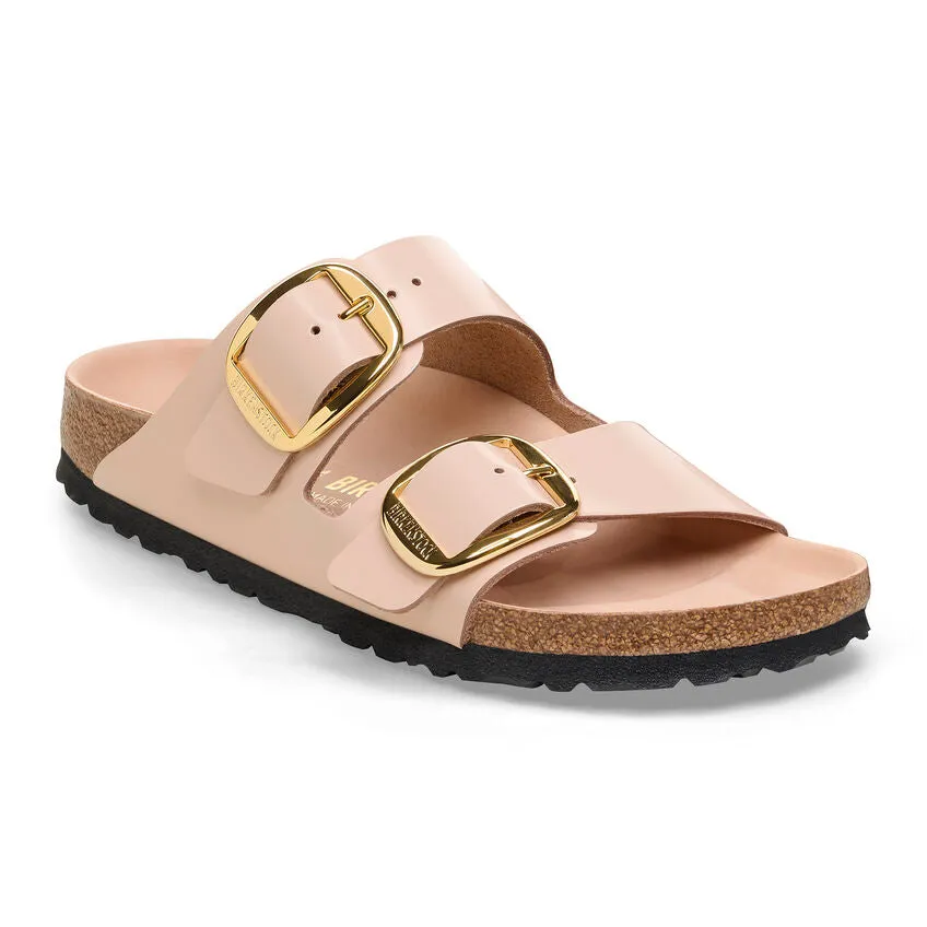 Arizona Big Buckle -  New Beige High Shine Leather||Arizona grosses boucles - Cuir nouveau beige trs brillant