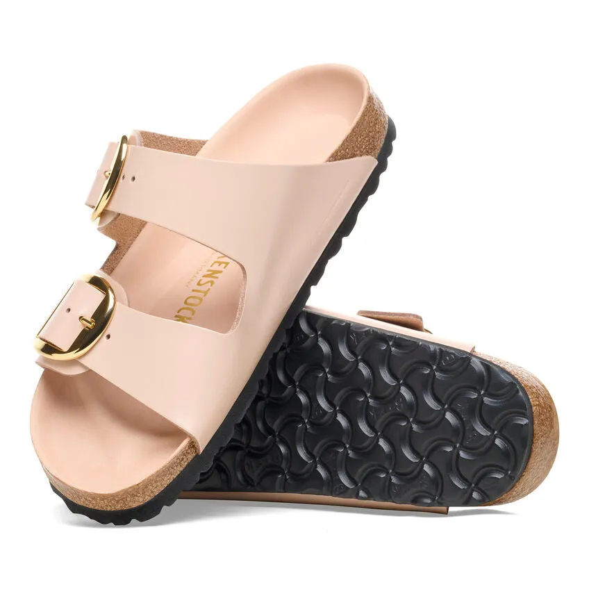 Arizona Big Buckle -  New Beige High Shine Leather||Arizona grosses boucles - Cuir nouveau beige trs brillant