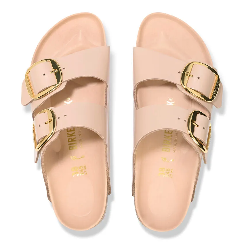 Arizona Big Buckle -  New Beige High Shine Leather||Arizona grosses boucles - Cuir nouveau beige trs brillant