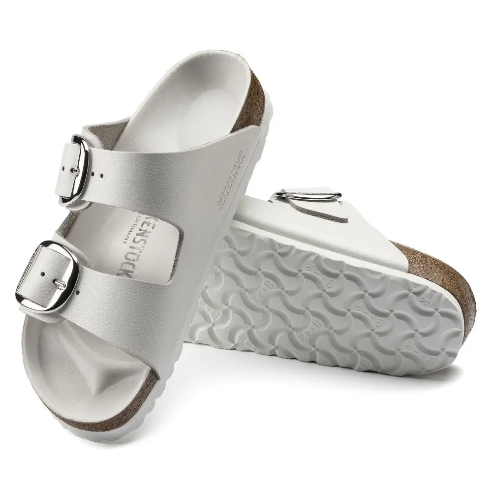 Arizona Big Buckle -  White Oiled Leather||Arizona grosses boucles - Cuir huil blanc