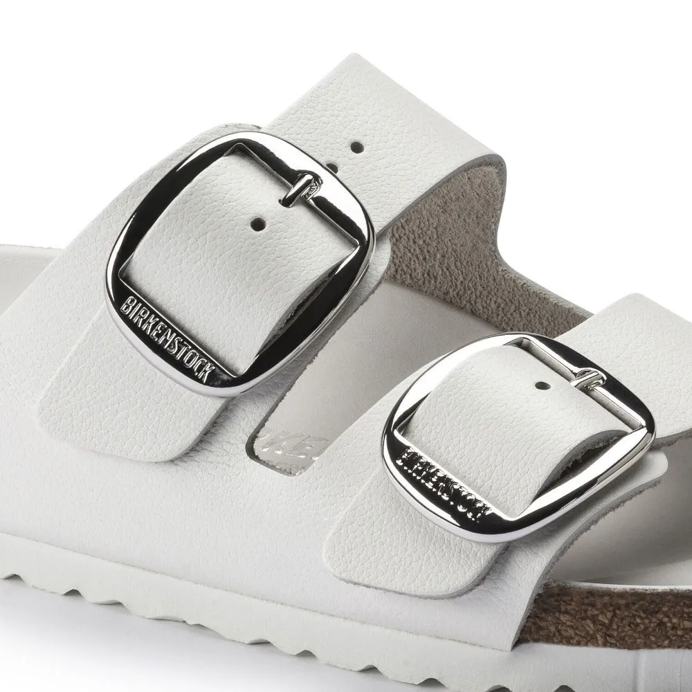 Arizona Big Buckle -  White Oiled Leather||Arizona grosses boucles - Cuir huil blanc
