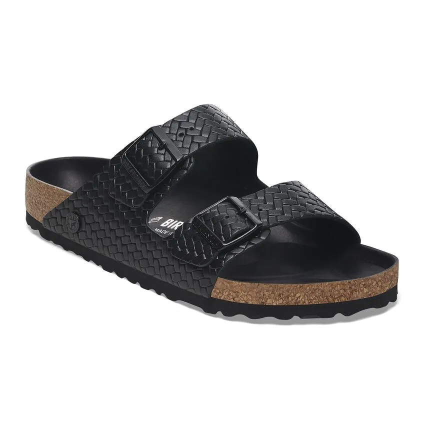 Arizona - Black Embossed Leather||Arizona - Cuir estamp noir
