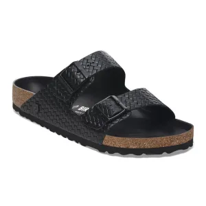 Arizona - Black Embossed Leather||Arizona - Cuir estamp noir