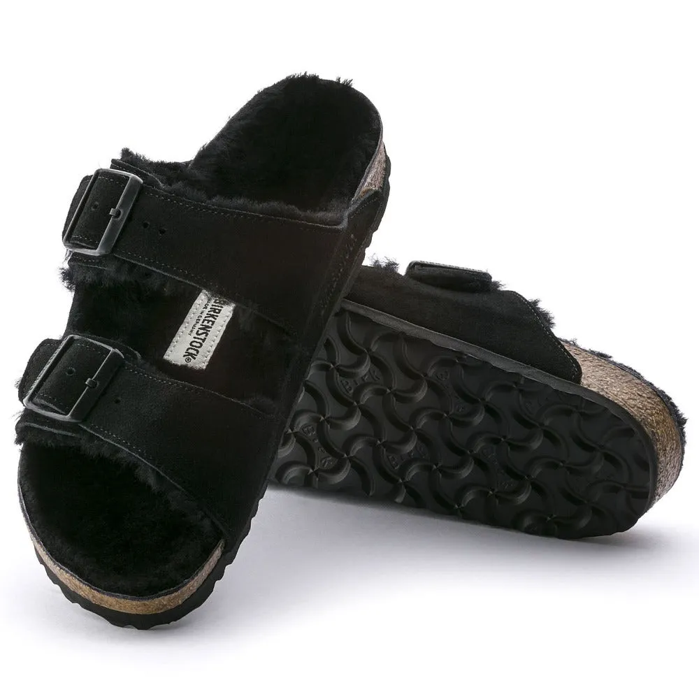 Arizona - Black Suede Shearling||Arizona - Sude fourrure Noir