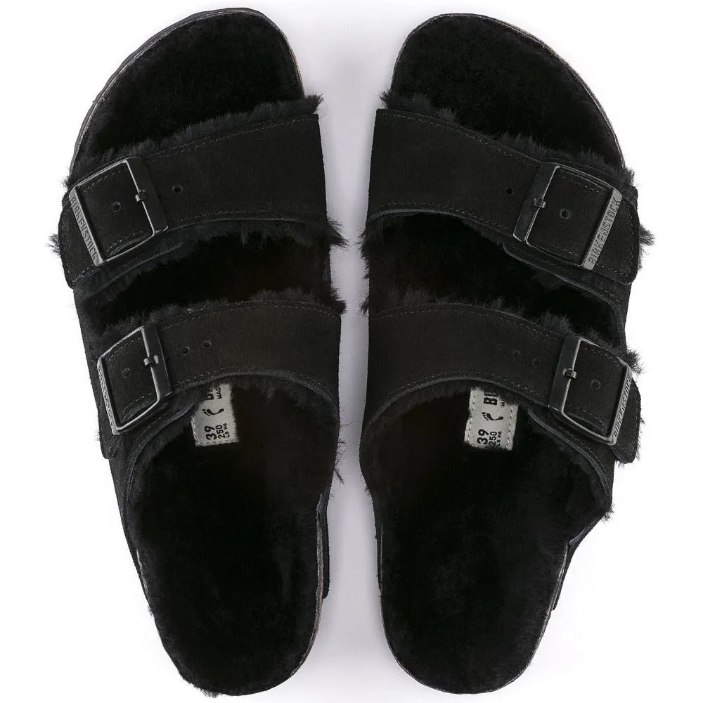 Arizona - Black Suede Shearling||Arizona - Sude fourrure Noir