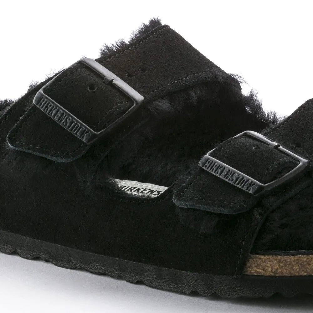 Arizona - Black Suede Shearling||Arizona - Sude fourrure Noir