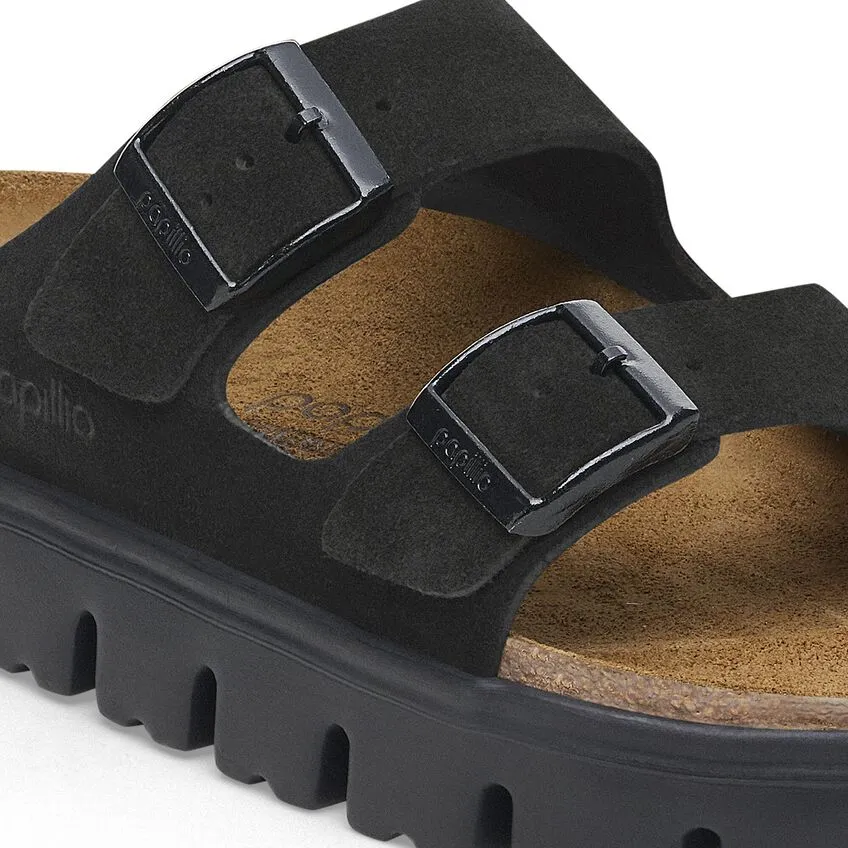 Arizona Chunky - Black Suede||Arizona grosse semelle - Sude noir