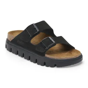 Arizona Chunky - Black Suede||Arizona grosse semelle - Sude noir