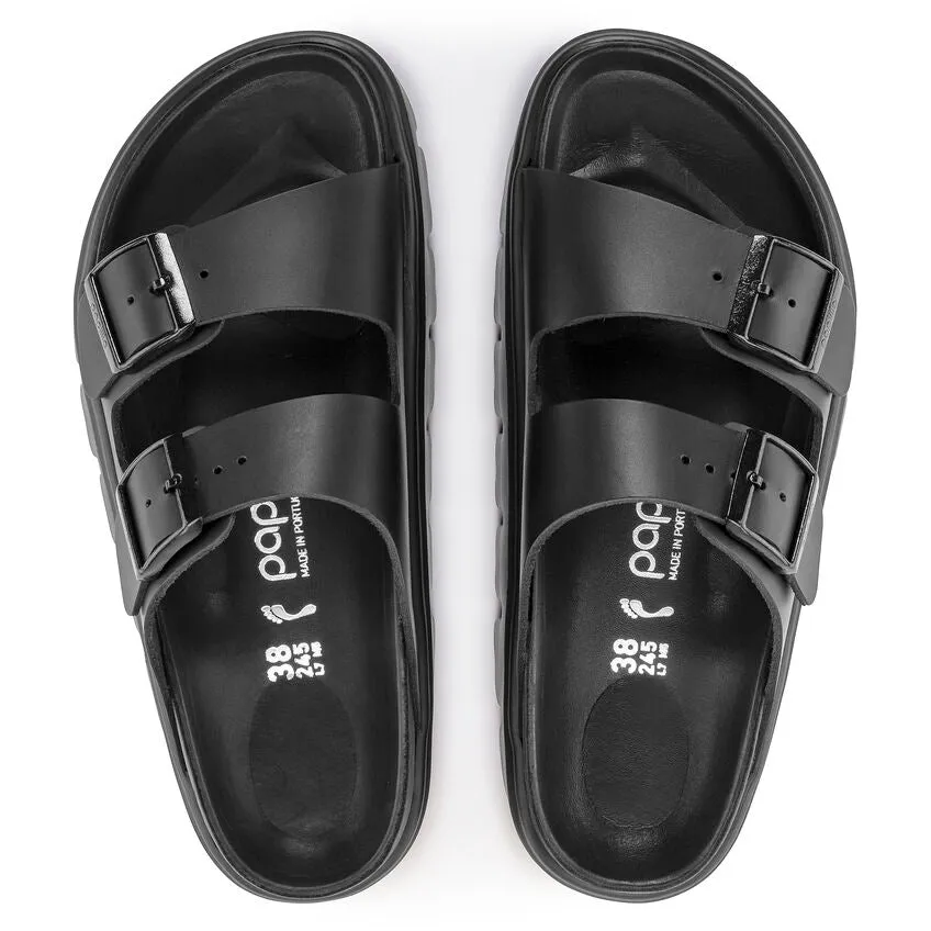 Arizona Chunky Exquisite - Black Leather||Arizona grosse semelle raffine - Cuir noir