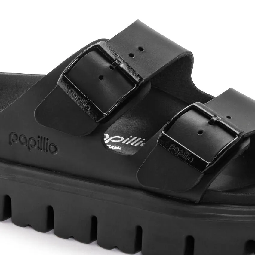 Arizona Chunky Exquisite - Black Leather||Arizona grosse semelle raffine - Cuir noir