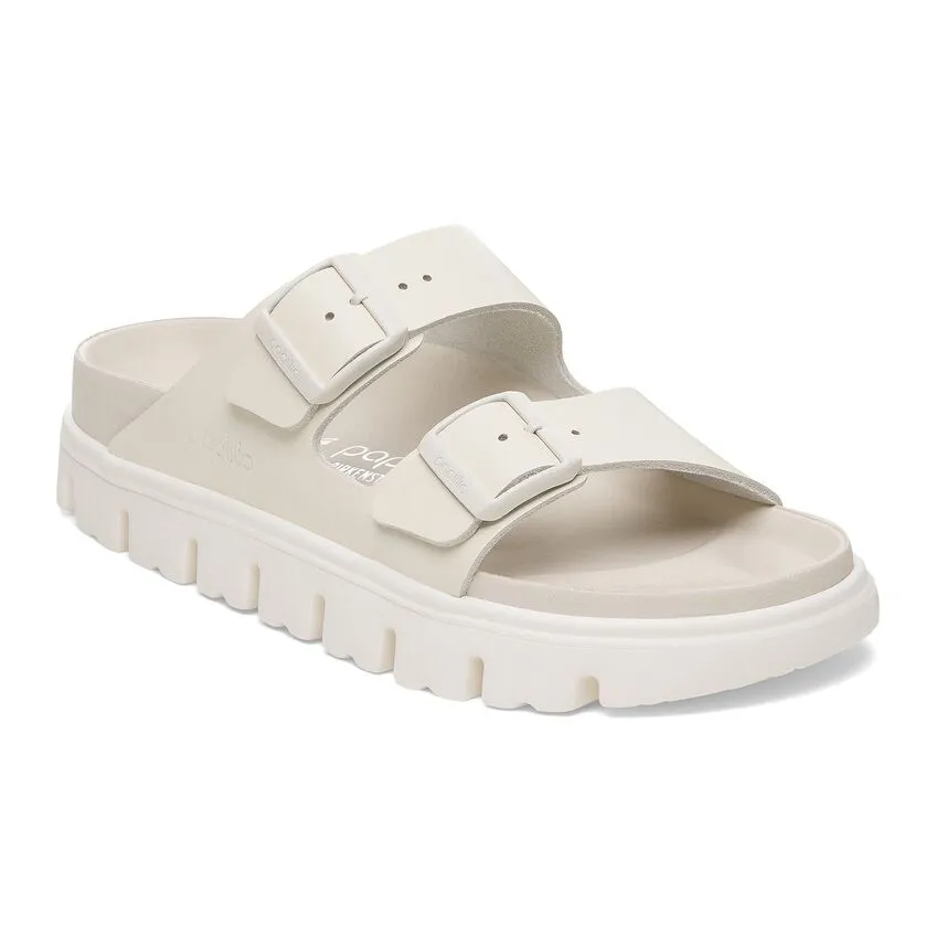 Arizona Chunky Exquisite - Eggshell Leather||Arizona grosse semelle raffine - Cuir coquille d'oeuf