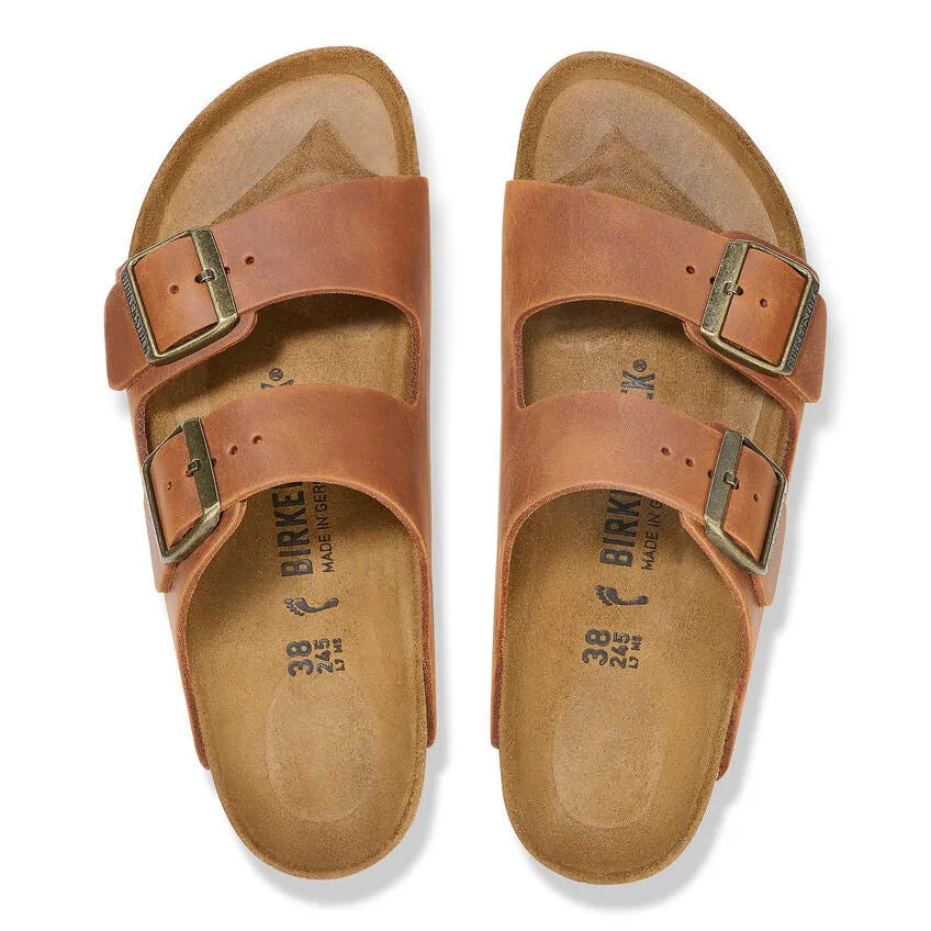 Arizona - Cognac Oiled leather||Arizona - Cuir huil cognac