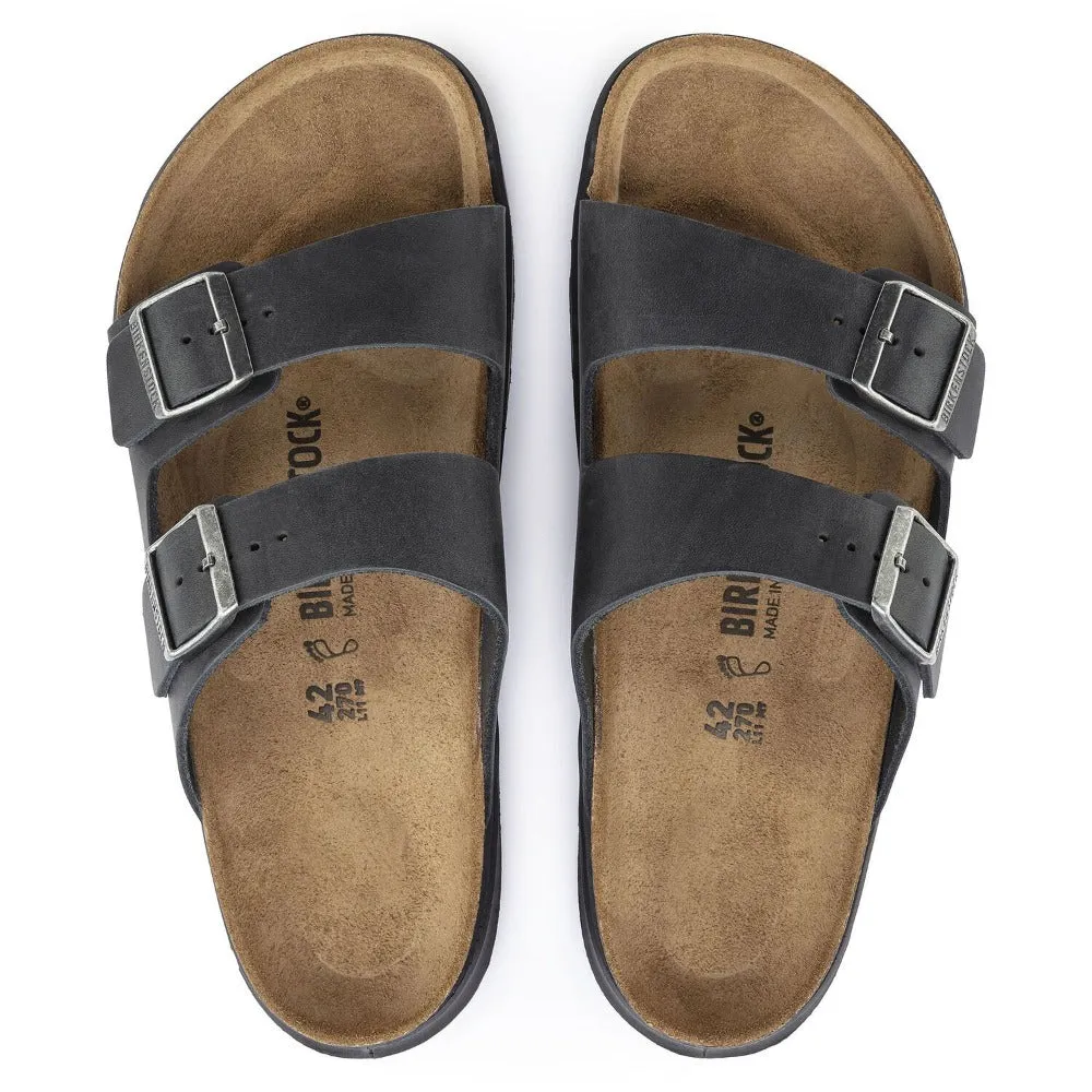 Arizona Crosstown Men - Artic Old Black Oiled Leather||Arizona Crosstown pour hommes - Cuir huil noir artic old