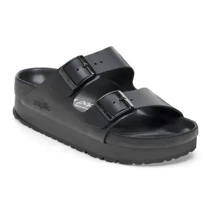 Arizona Platform Exquisite - Black Leather||Arizona plateforme raffine - Cuir noir