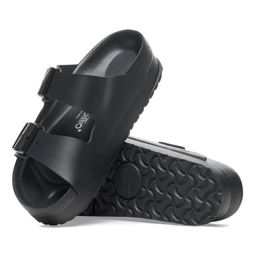 Arizona Platform Exquisite - Black Leather||Arizona plateforme raffine - Cuir noir