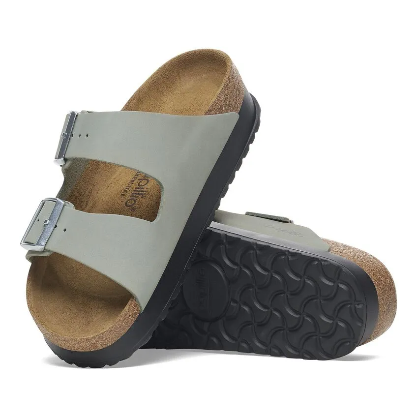 Arizona Platform- Pure Sage Nubuck Leather||Arizona Platform - Cuir nubuck sauge pure