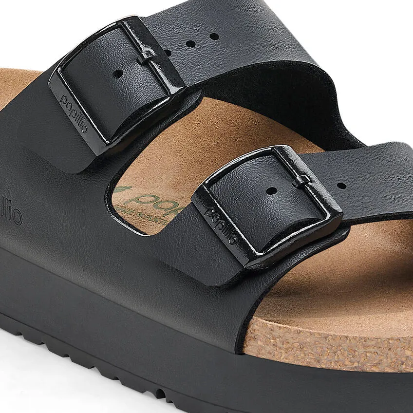 Arizona Platform Vegan - Black Birko-Flor||Arizona plateforme vgane - Birko-flor noir