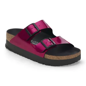 Arizona Platform Vegan - Metallic Magenta Birko-Flor||Arizona plateforme vgane - Birko-flor magenta mtallique
