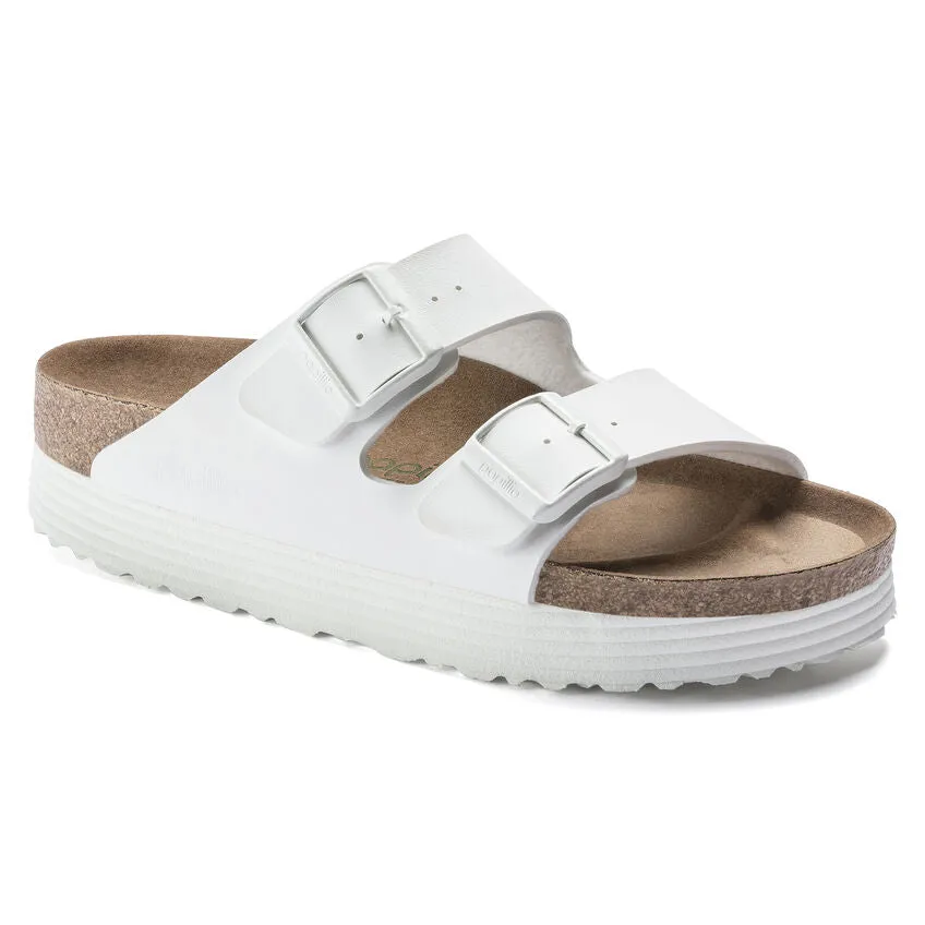 Arizona Platform Vegan - White Birko-Flor||Arizona Platforme vgane - Birko-Flor blanc