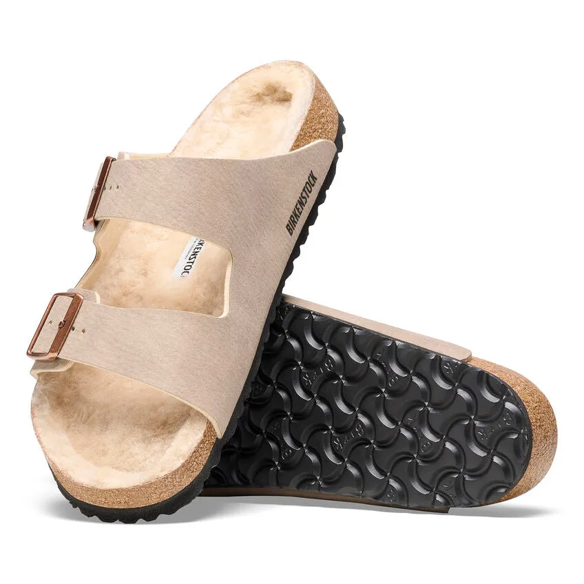 Arizona Shearling - Gray Taupe Desert Dust Microfiber||Arizona fourrure - Microfibre gris taupe poussire de dsert